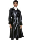 NEVADA VEGAN LEATHER COAT-ALICE + OLIVIA