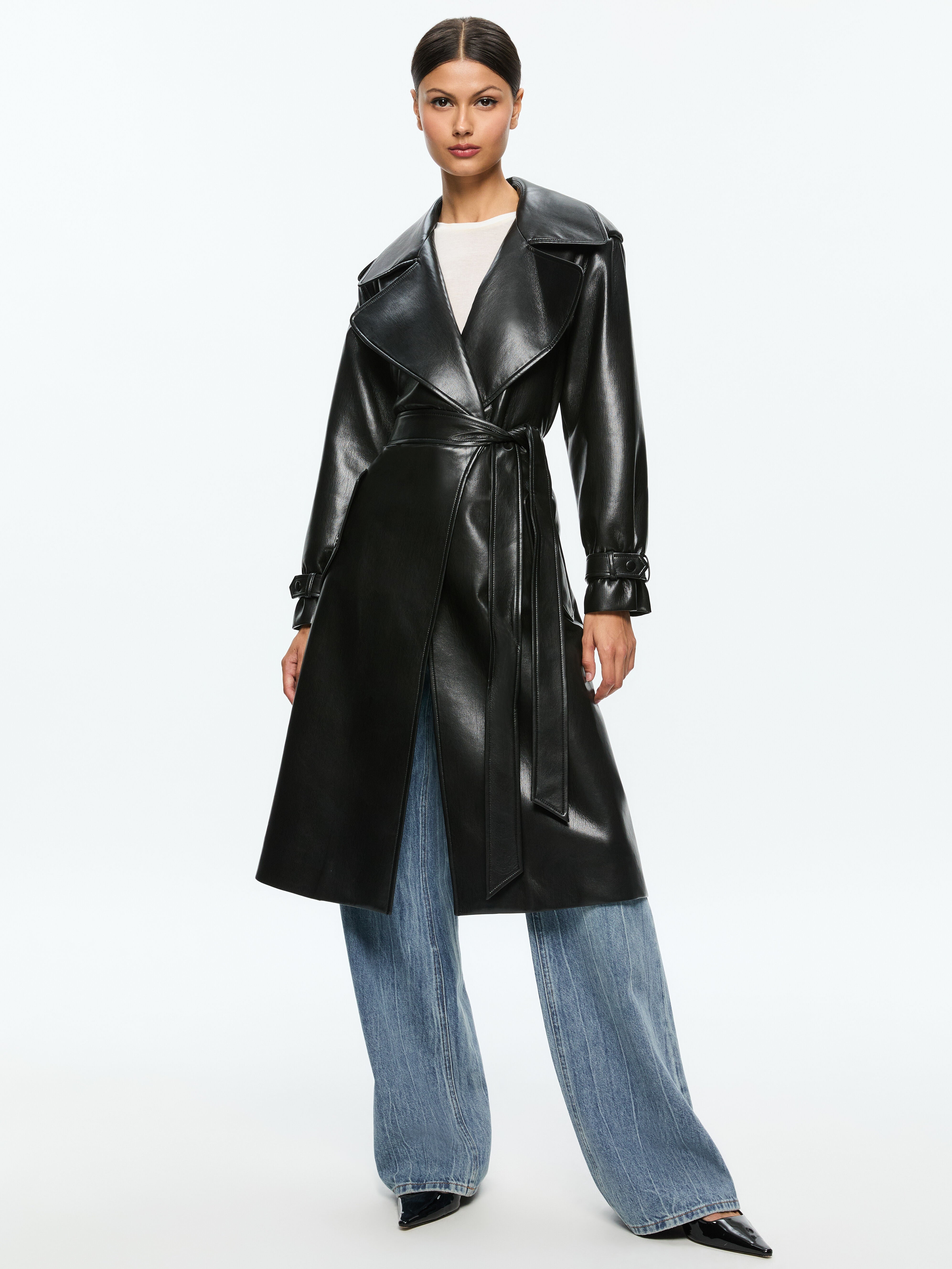NEVADA VEGAN TRENCH-ALICE + OLIVIA