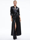 CHASSIDY VEGAN DRESS-Black-ALICE + OLIVIA