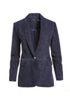 MACEY SUEDE SHAWL COLLAR BLAZER-ALICE + OLIVIA