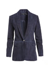 MACEY SUEDE SHAWL COLLAR BLAZER-ALICE + OLIVIA