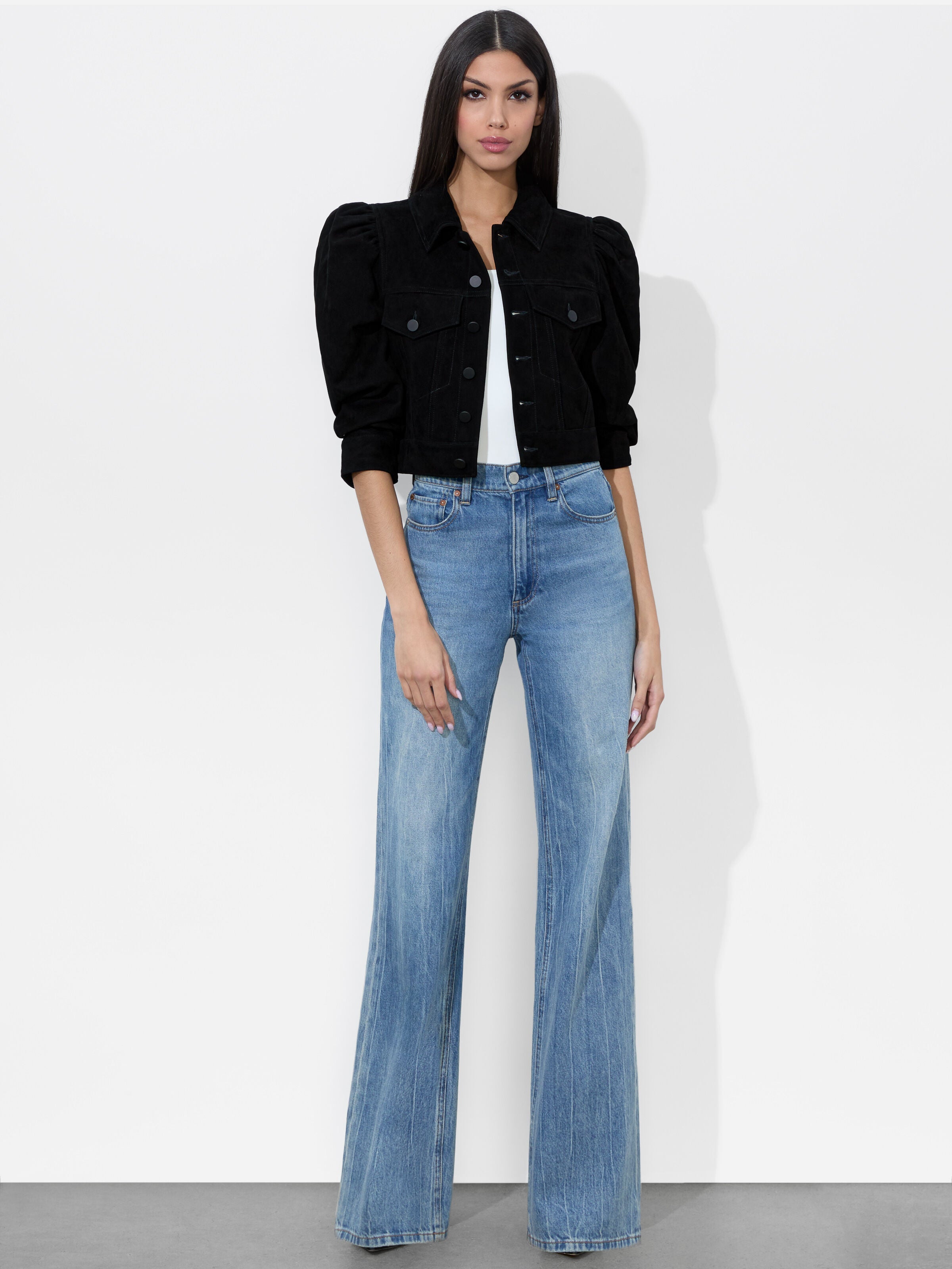 LANA SUEDE JACKET-Black-ALICE + OLIVIA