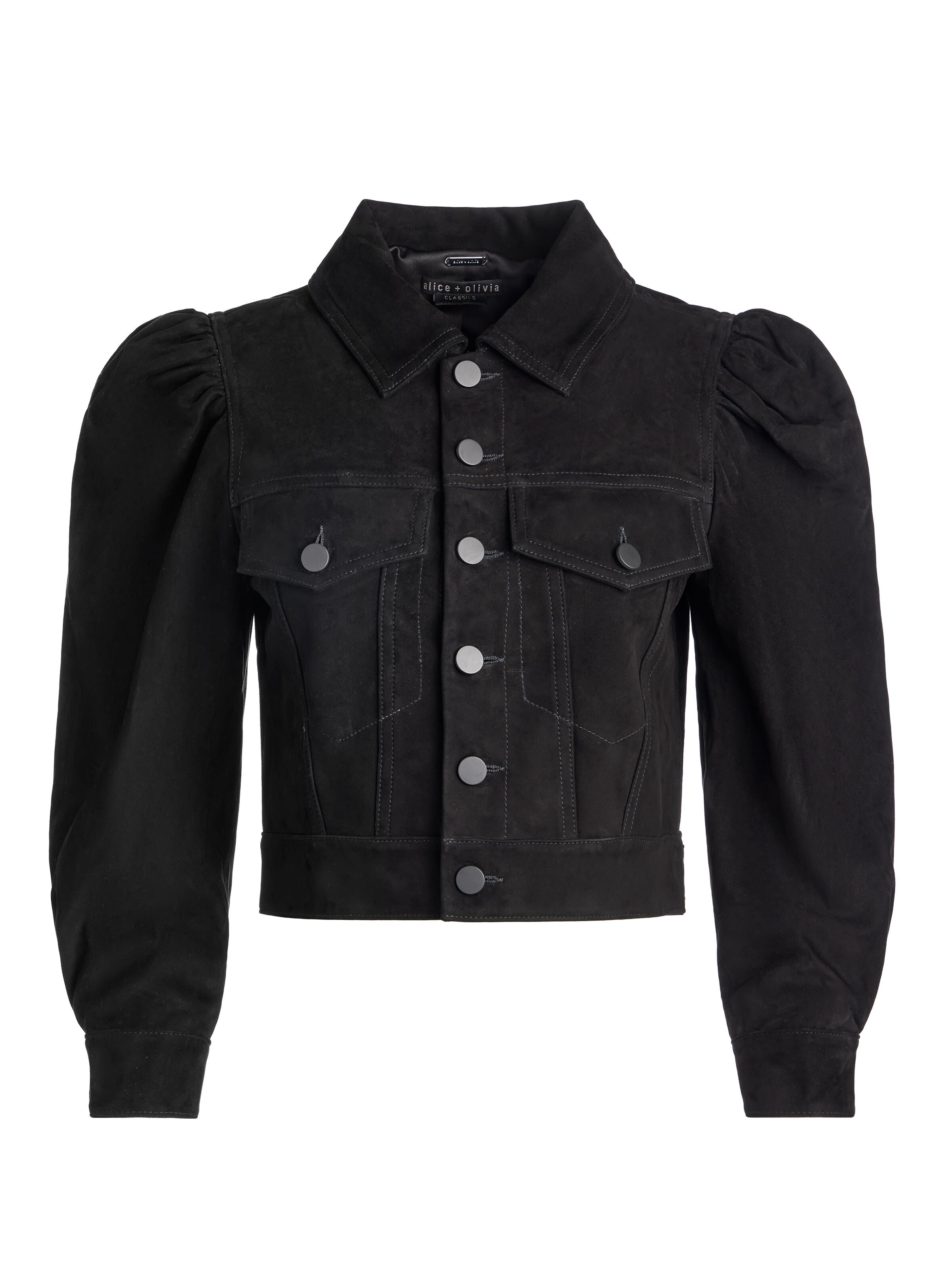 LANA SUEDE JACKET-Black-ALICE + OLIVIA