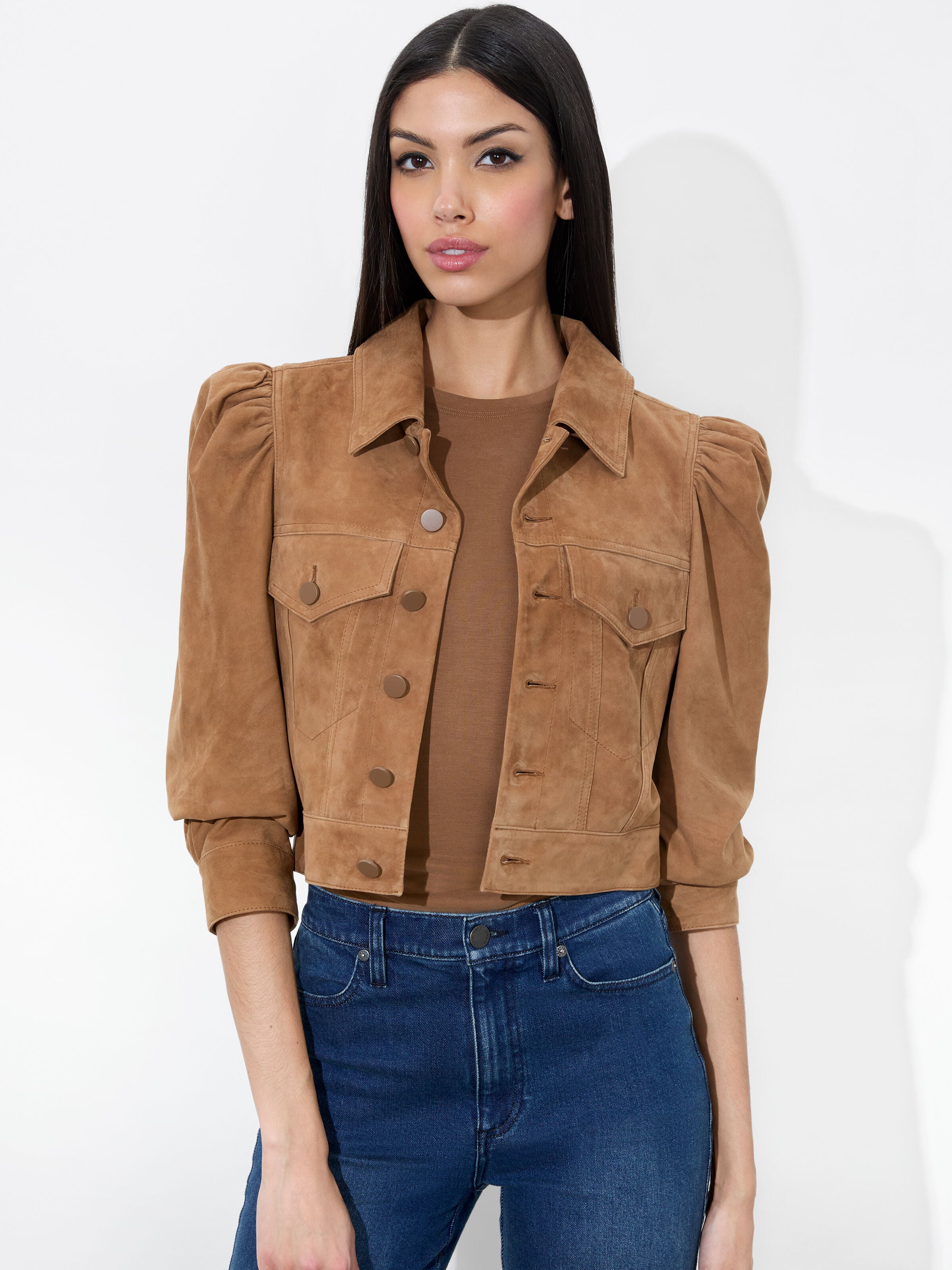 LANA SUEDE JACKET-ALICE + OLIVIA
