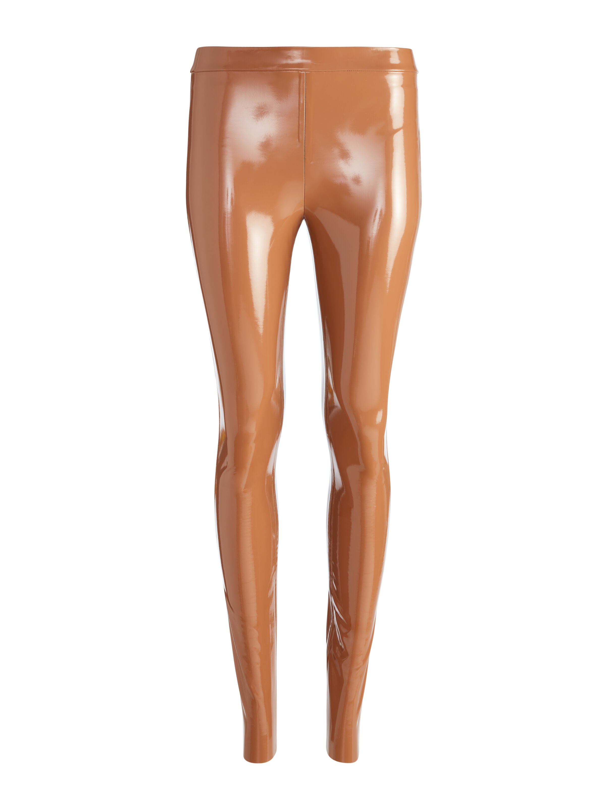MADDOX BKZIP VEGAN LTR LEGGING-ALICE + OLIVIA