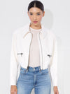 HYDE CROPPED VEGAN JACKET-ALICE + OLIVIA