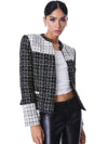 JAYDN COMBINATION TWEED JACKET-ALICE + OLIVIA