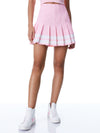 CARTER PLEATED VARSITY STRIPE MINI SKIRT-ALICE + OLIVIA
