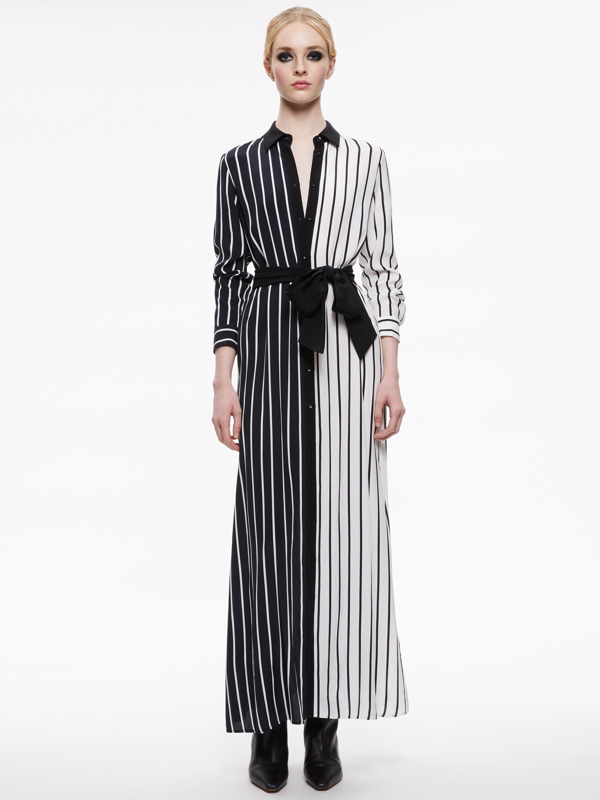 CHASSIDY MAXI SHIRT DRESS-ALICE + OLIVIA
