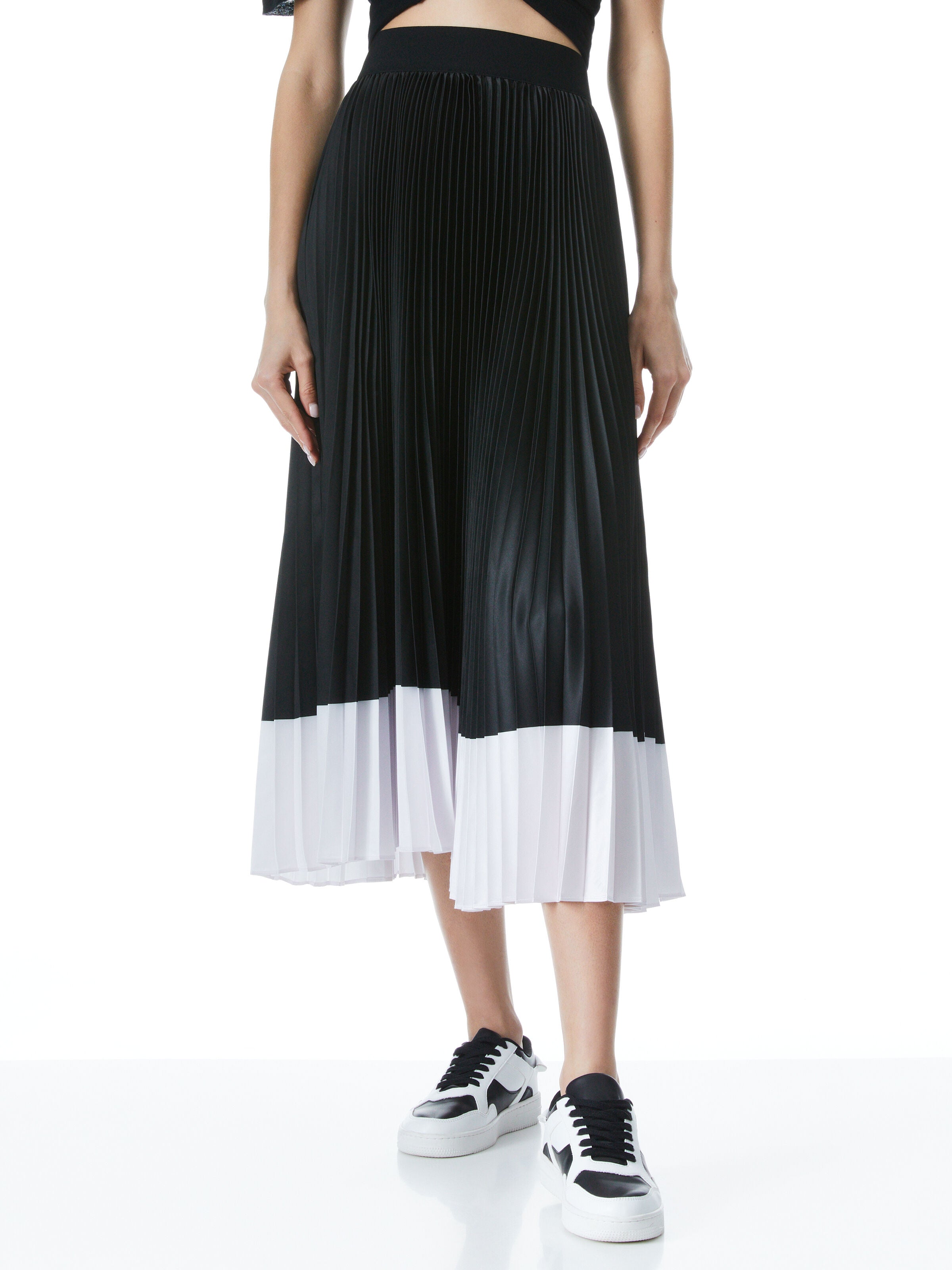 KATZ PLEATED MAXI SKIRT-ALICE + OLIVIA