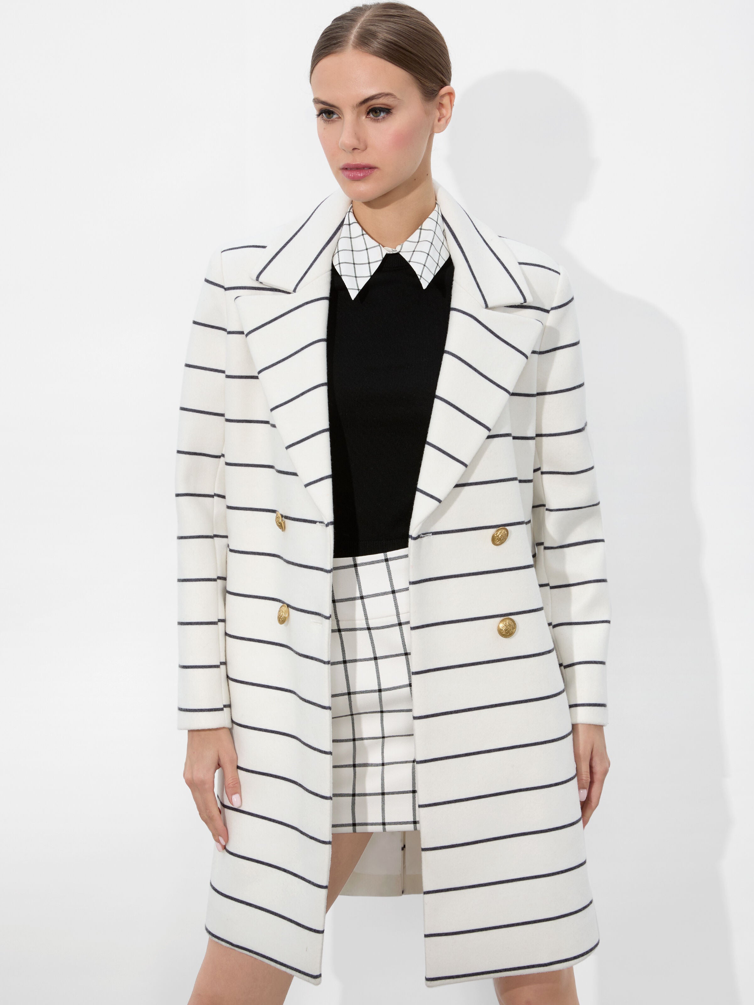 MOORE MIDI PEACOAT-ALICE + OLIVIA