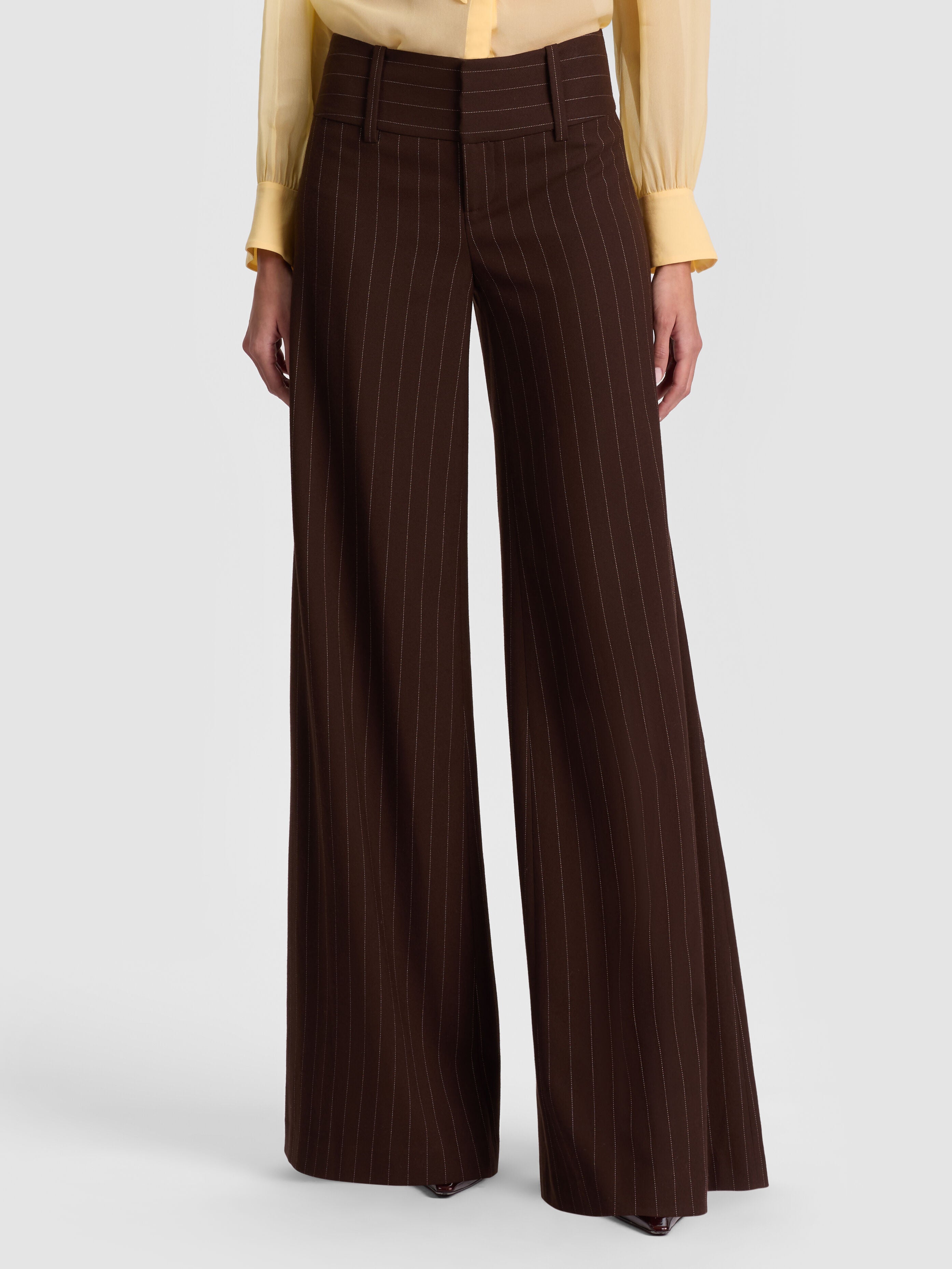 OLIVIA WIDE LEG PANT-ALICE + OLIVIA
