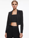 MYA CROPPED NOTCH COLLAR BLAZER-ALICE + OLIVIA
