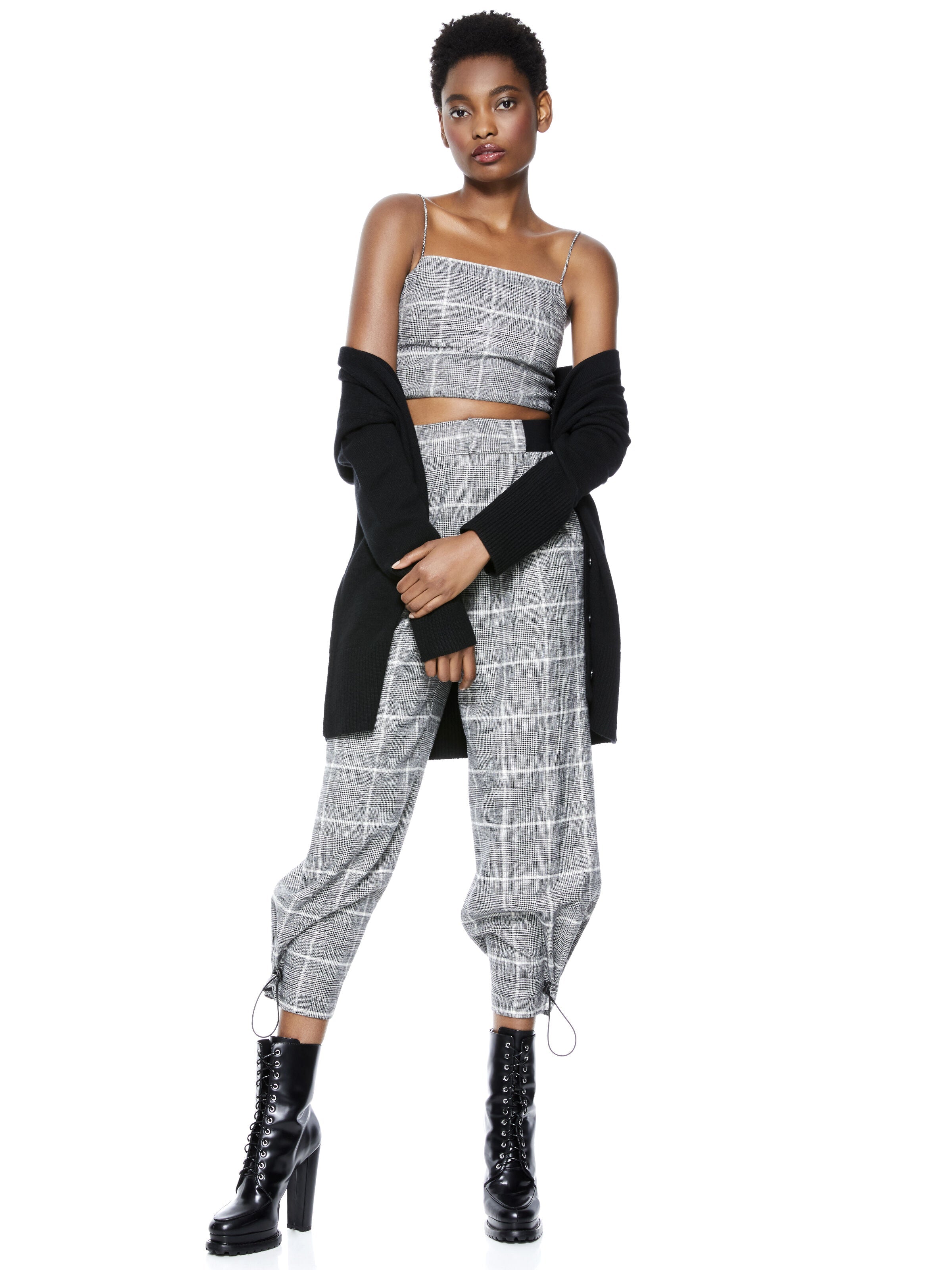 ARCHER SQUARE NECK CROP TOP-ALICE + OLIVIA