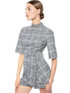 VIRGIL MOCK NECK ROMPER-ALICE + OLIVIA