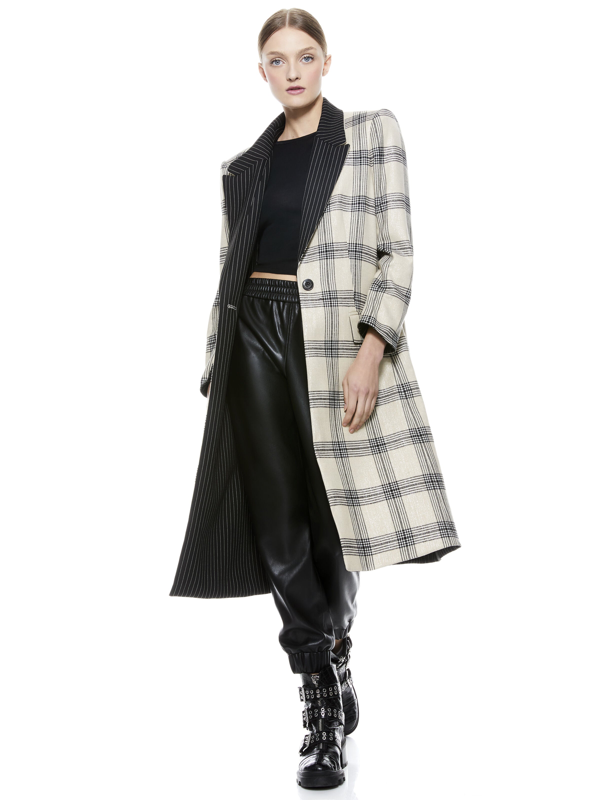 IVAN REVERSIBLE BOXY COAT-ALICE + OLIVIA