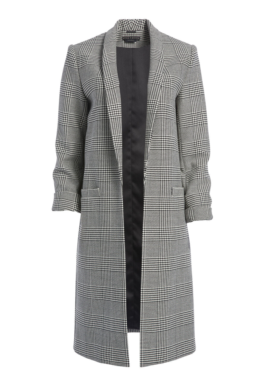 KYLIE PLAID LONG JACKET