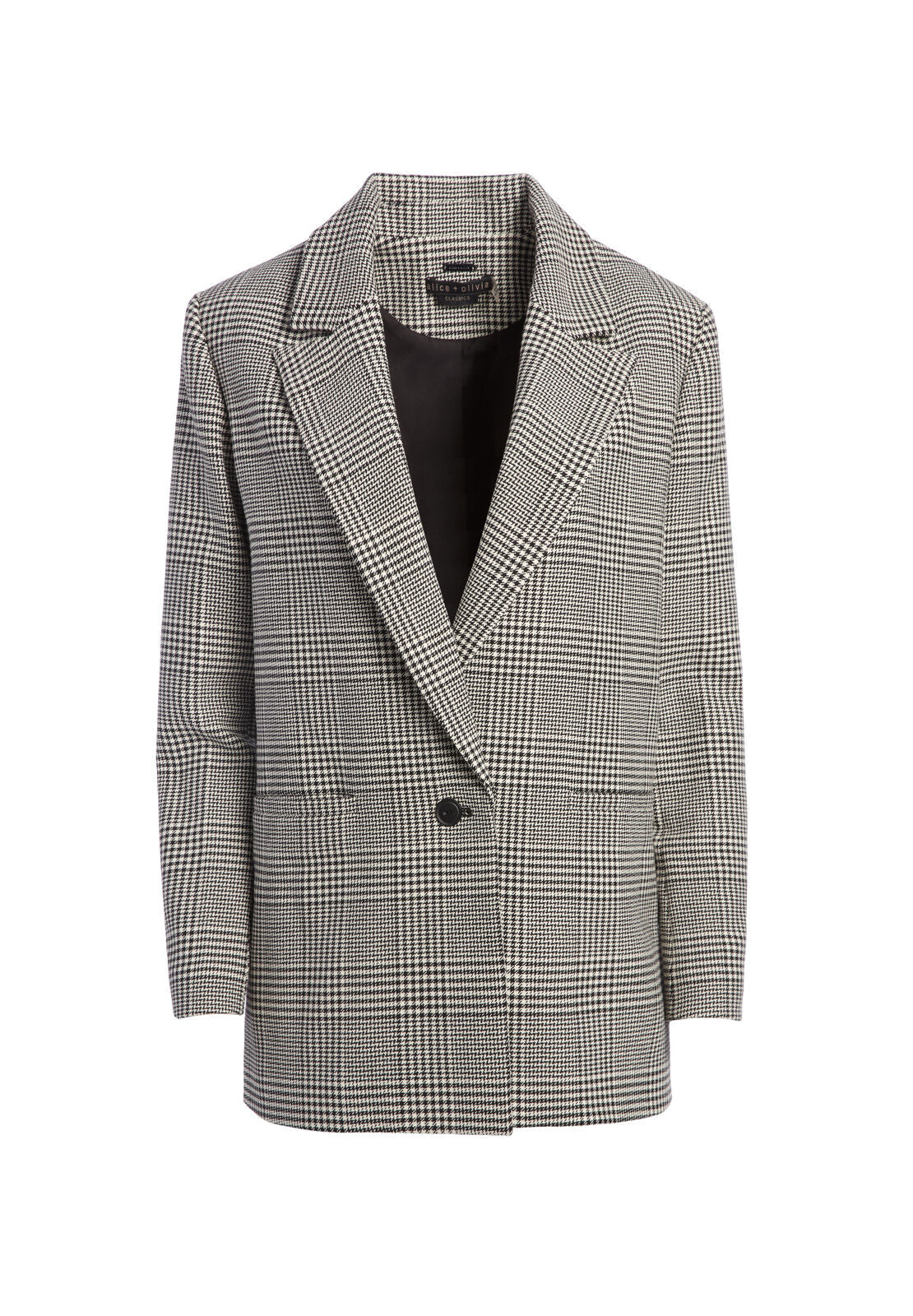 DENNY PLAID BOYFRIEND BLAZER-ALICE + OLIVIA