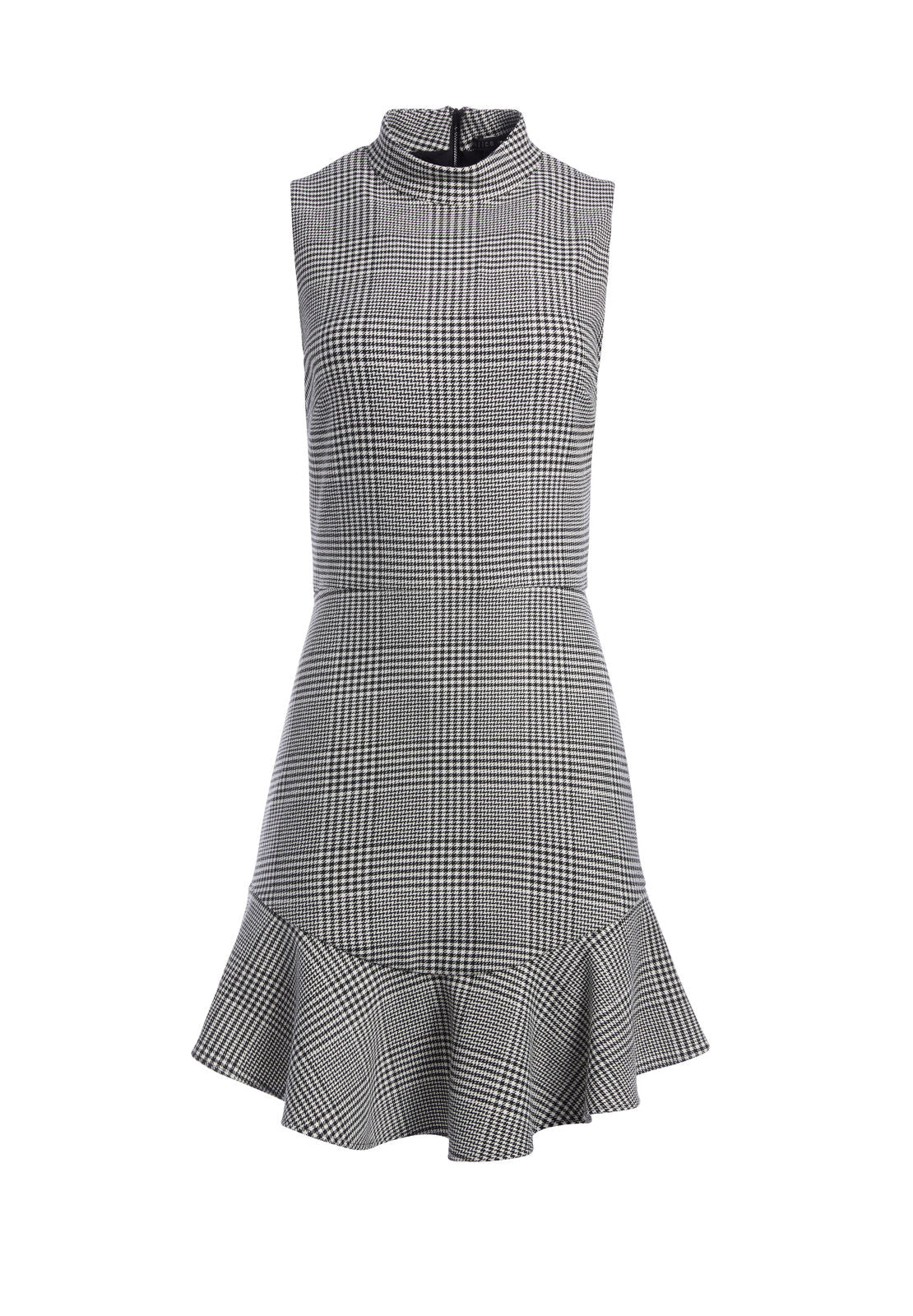 RAPUNZEL PLAID MINI DRESS-ALICE + OLIVIA