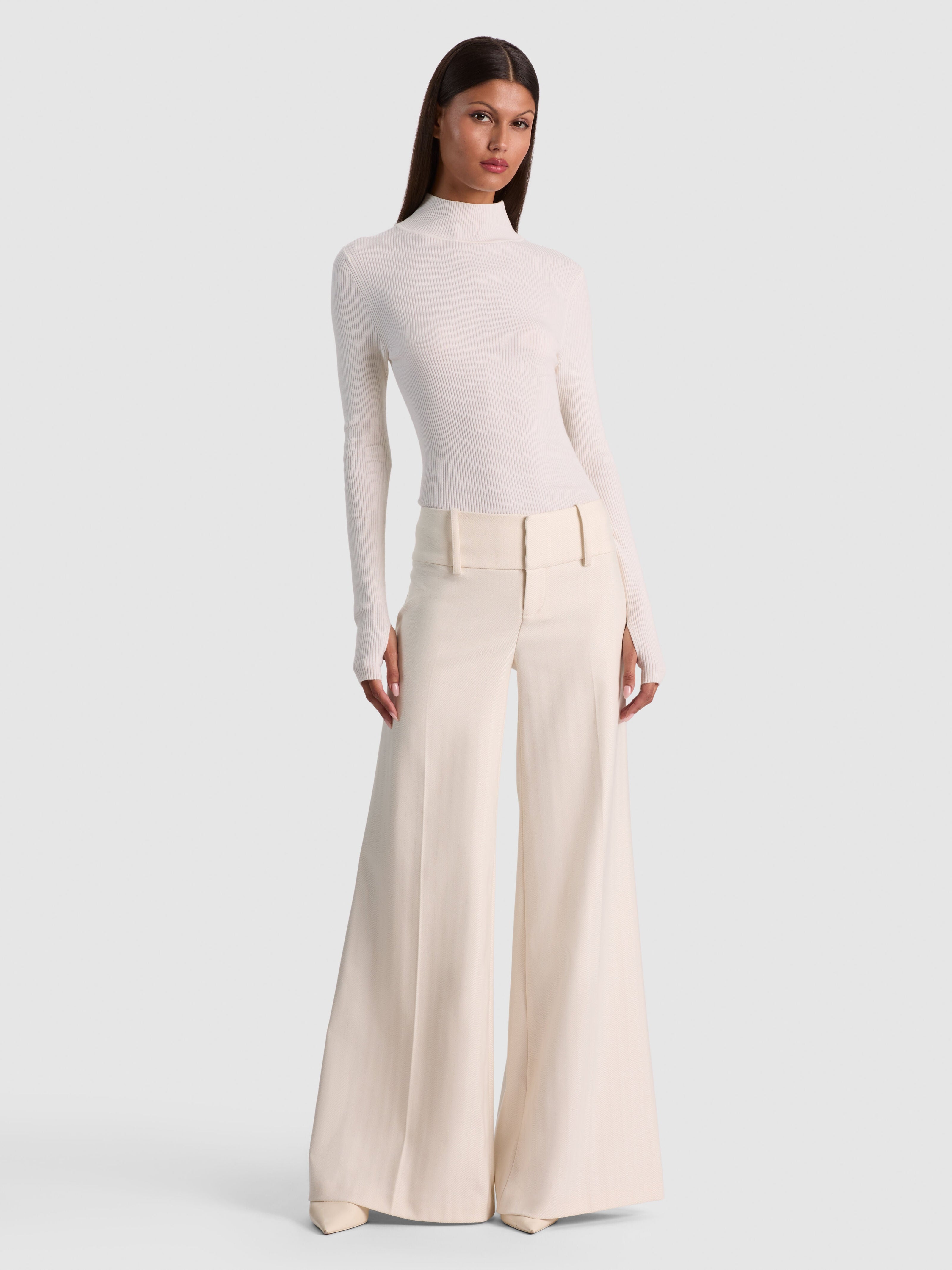OLIVIA WIDE LEG PANT-ALICE + OLIVIA