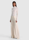 OLIVIA LR WIDE LEG PANT W CUTAWAY LACE GODET-ALICE + OLIVIA