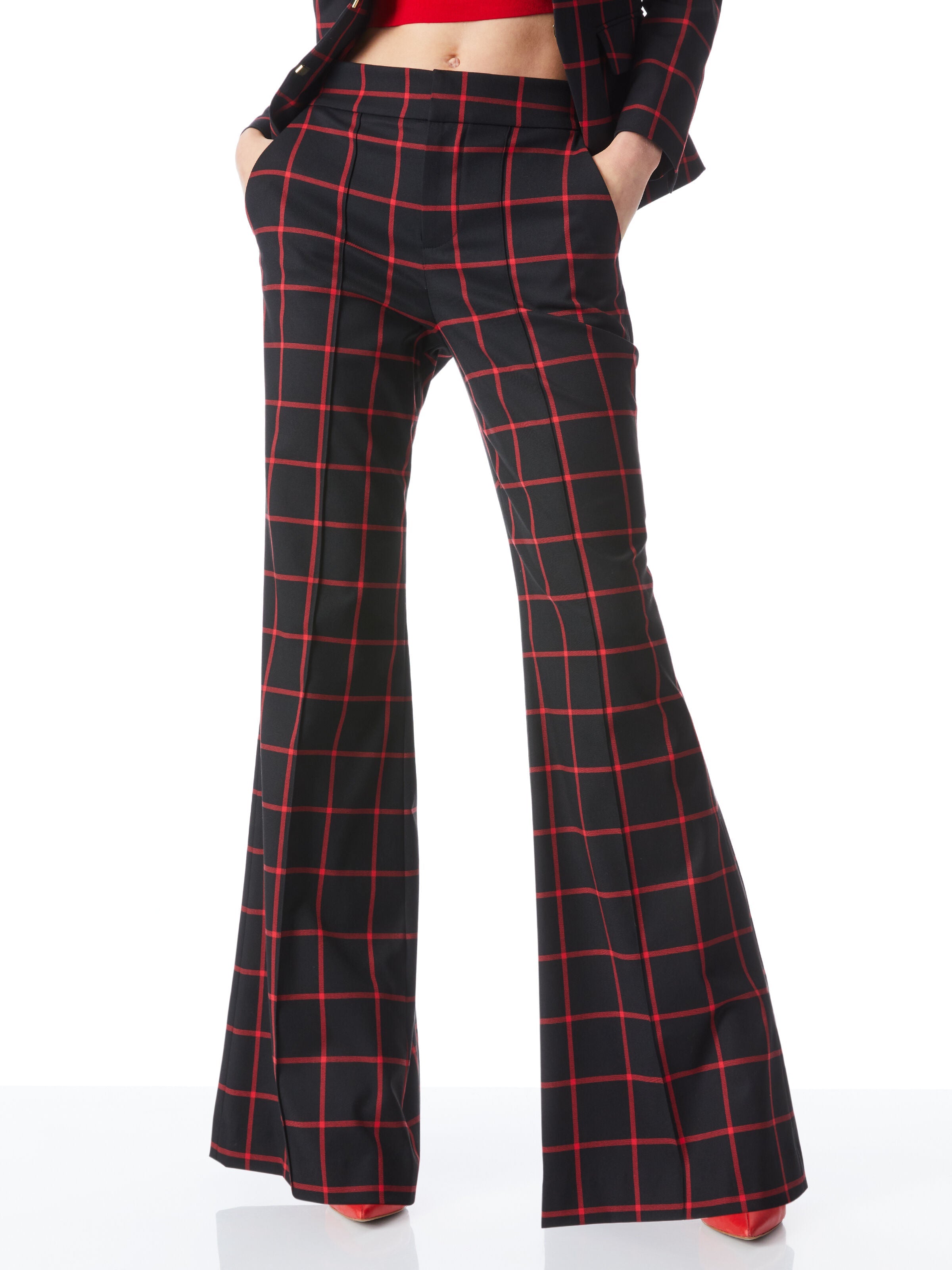 DYLAN HIGH WAISTED WIDE LEG PANT-ALICE + OLIVIA