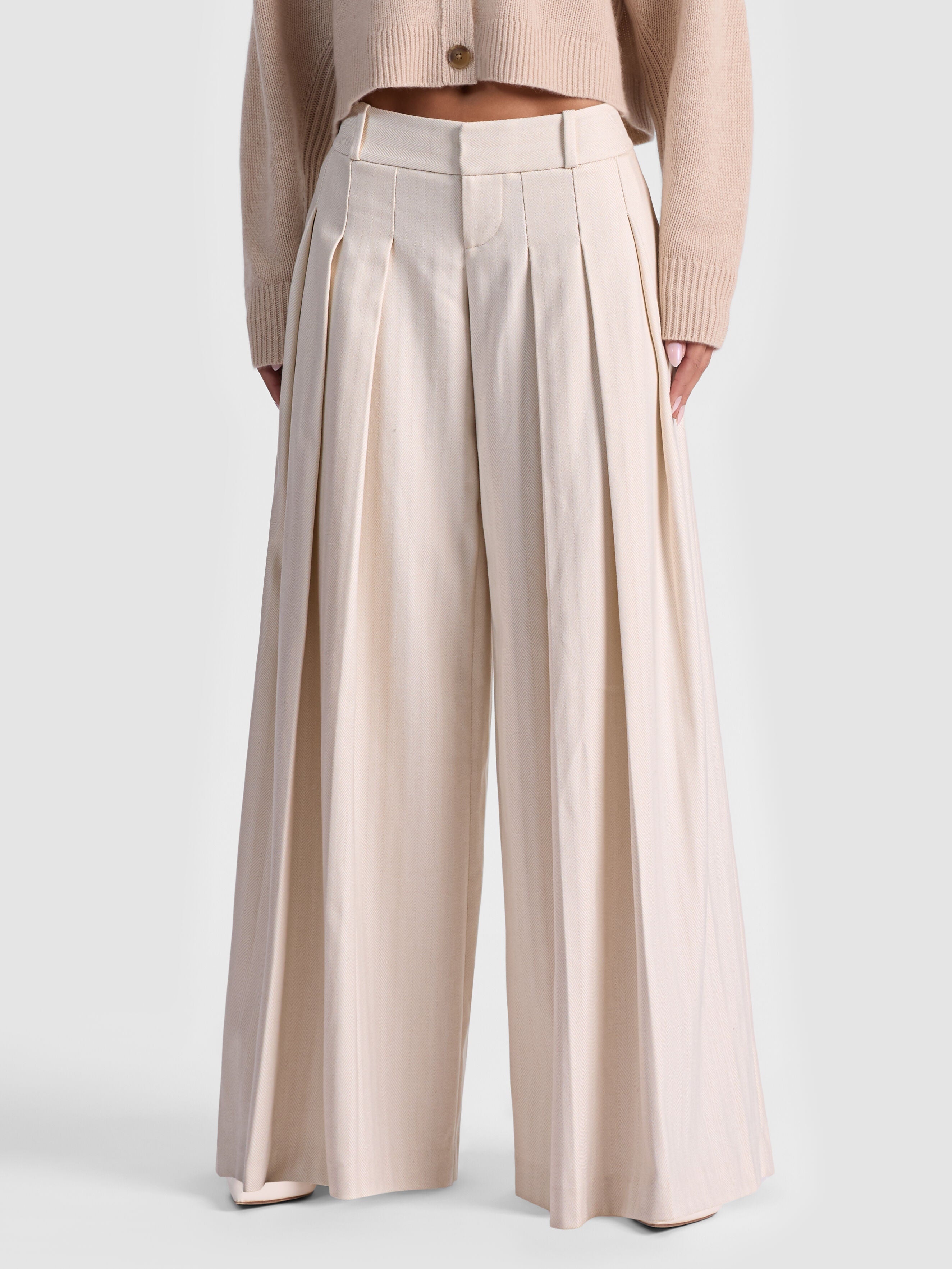 SIMON PLEATED TROUSER-ALICE + OLIVIA