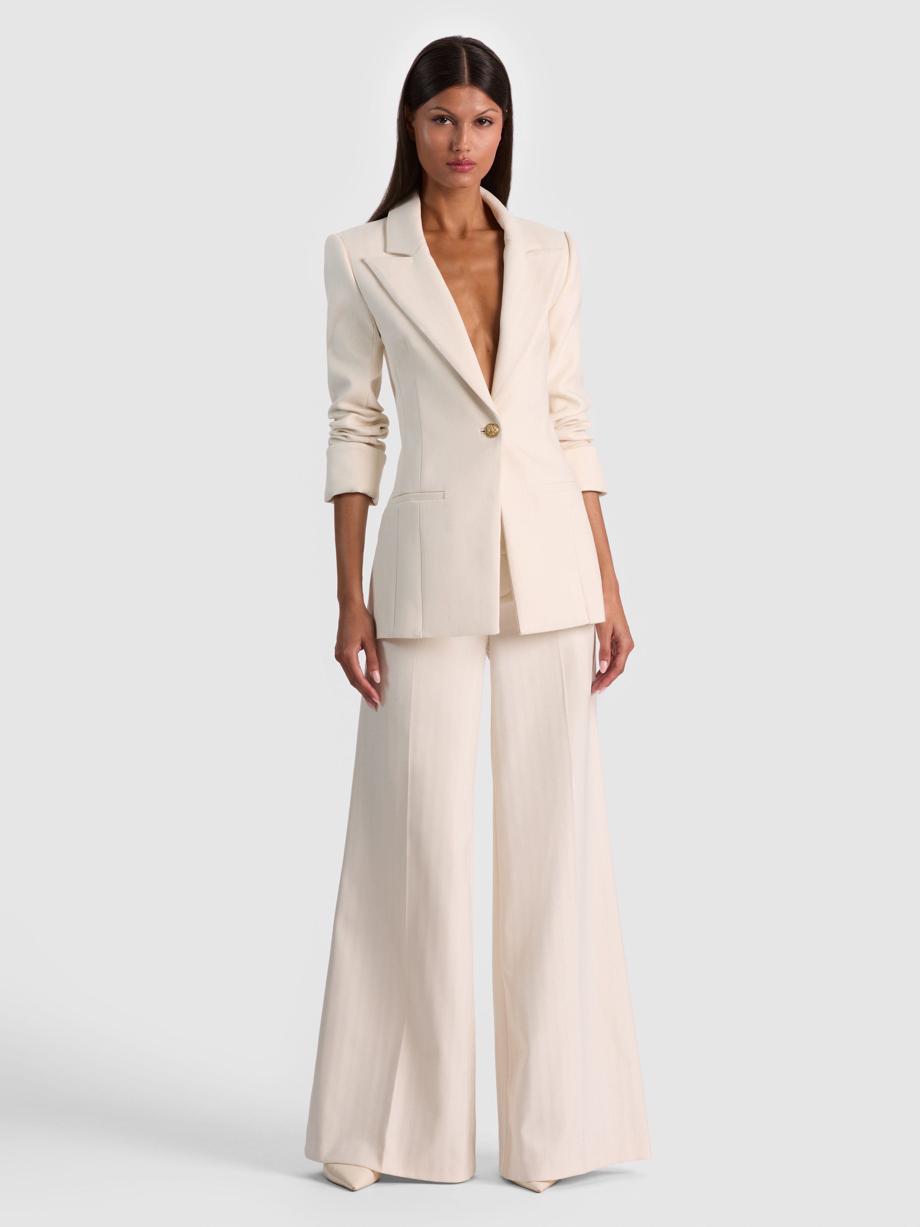 BURNS FITTED BLAZER-ALICE + OLIVIA