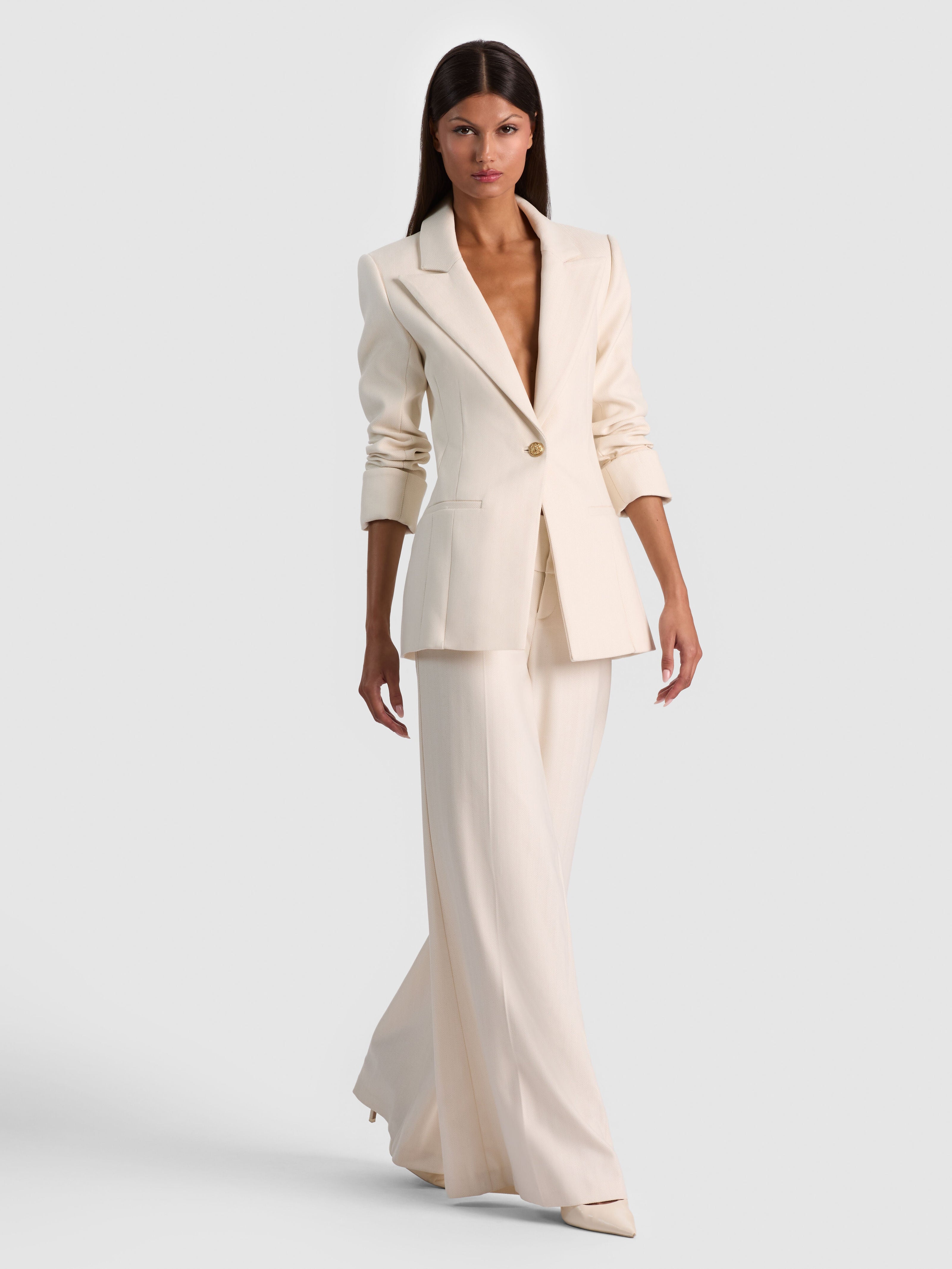 BURNS FITTED BLAZER-ALICE + OLIVIA