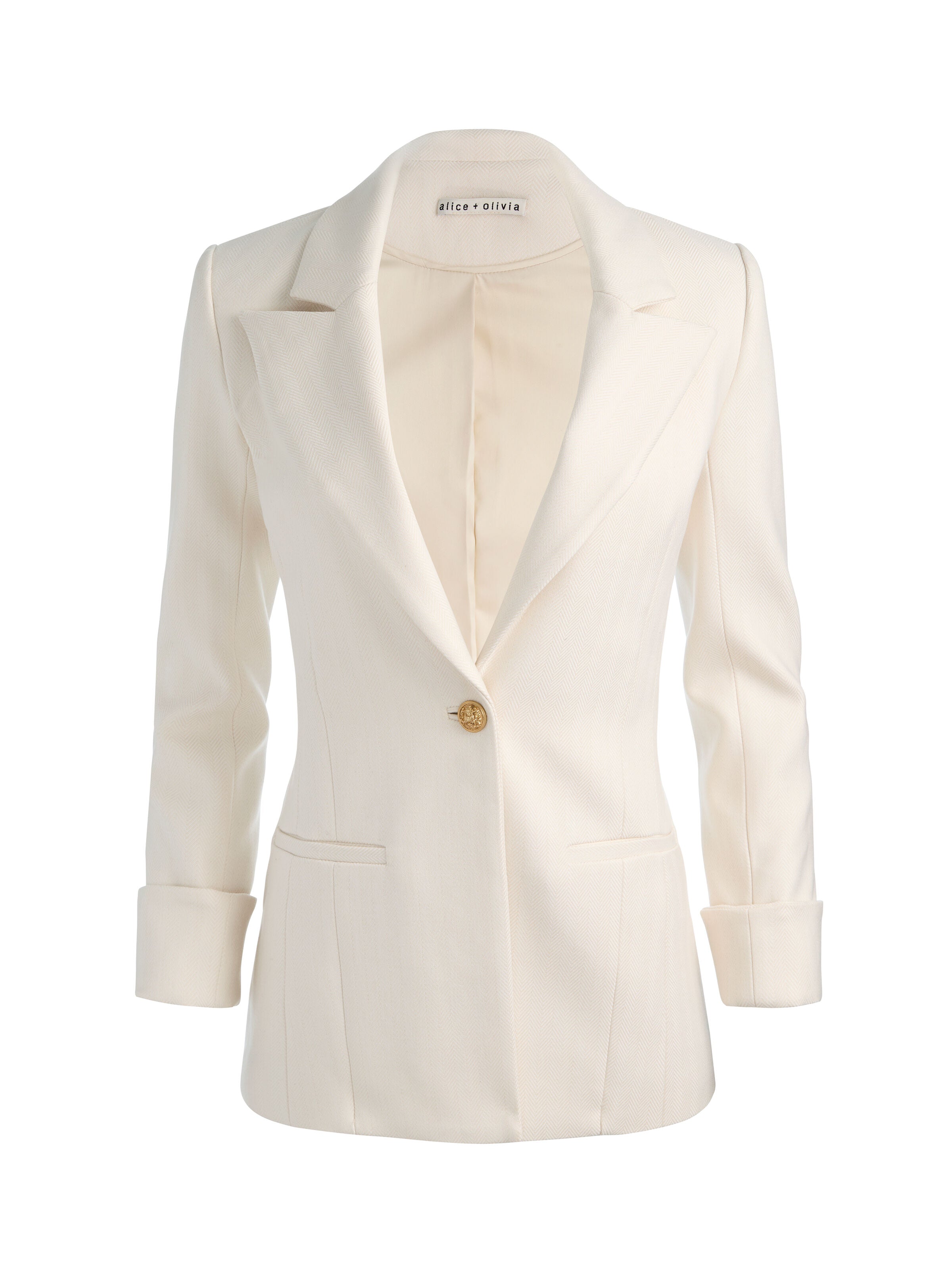 BURNS FITTED BLAZER-ALICE + OLIVIA