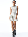 ELLIS ZIP FRONT PLEATED DRESS-ALICE + OLIVIA