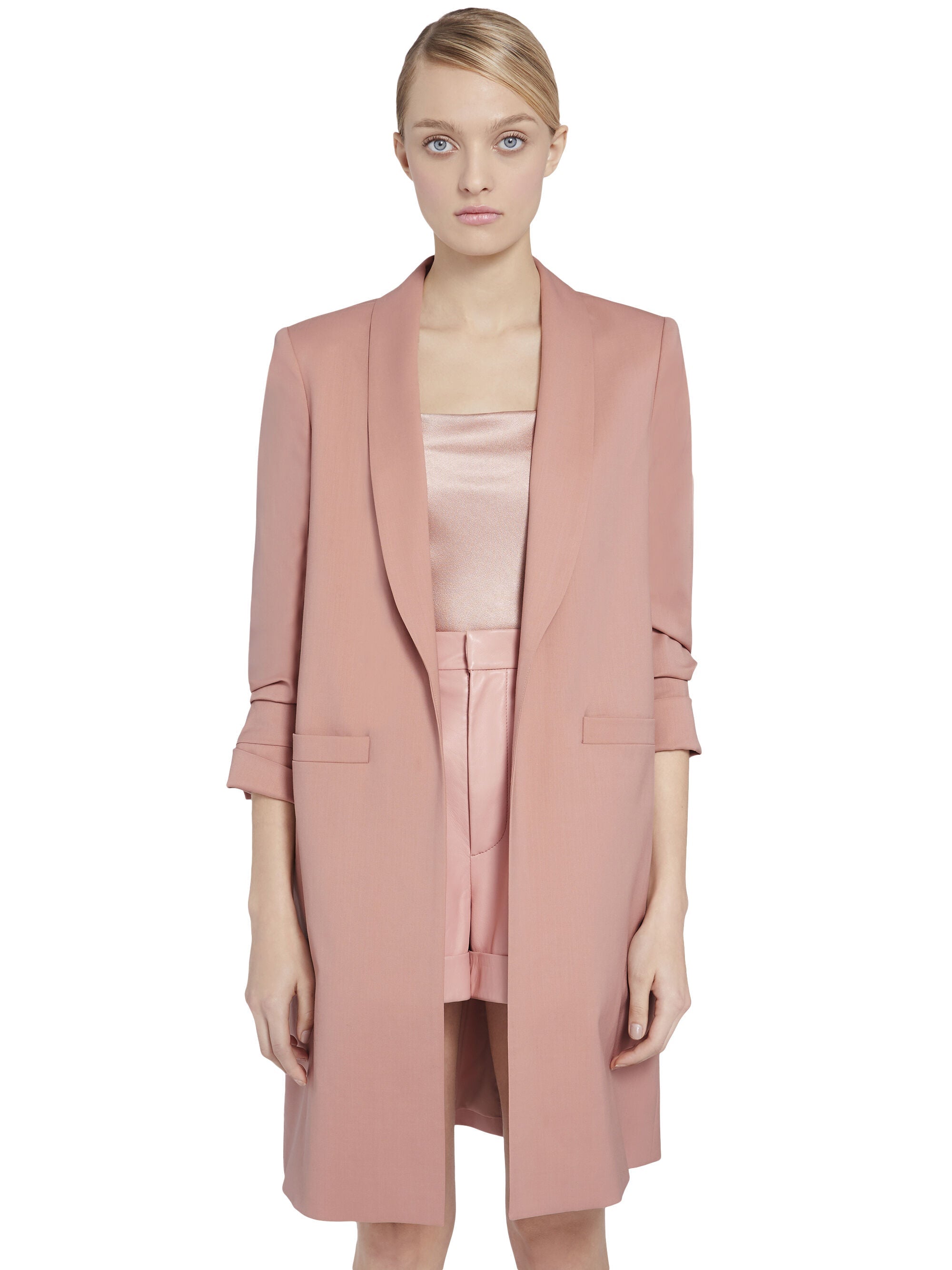 MURIEL SCRUNCHED SLEEVE BLAZER
