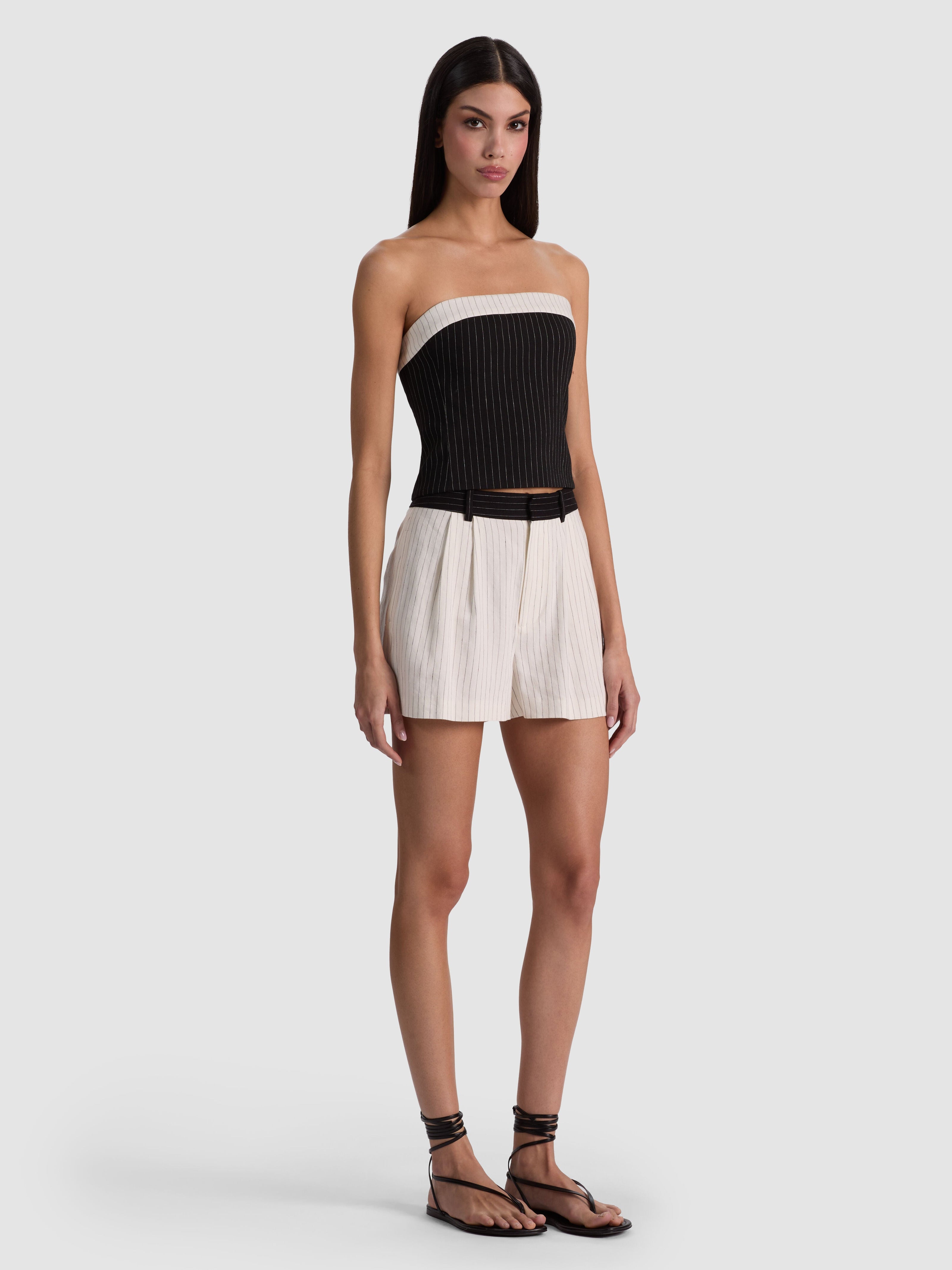 KELLY STRAPLESS TOP-ALICE + OLIVIA