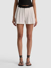 CONRY PLEATED COMBO SHORT-ALICE + OLIVIA