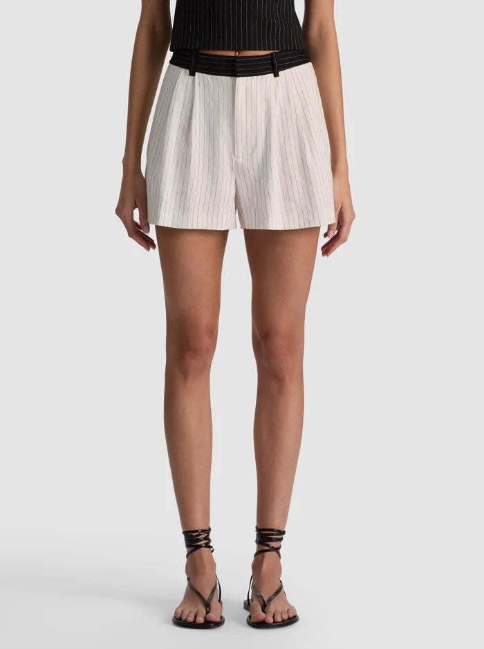 CONRY PLEATED COMBO SHORT-ALICE + OLIVIA