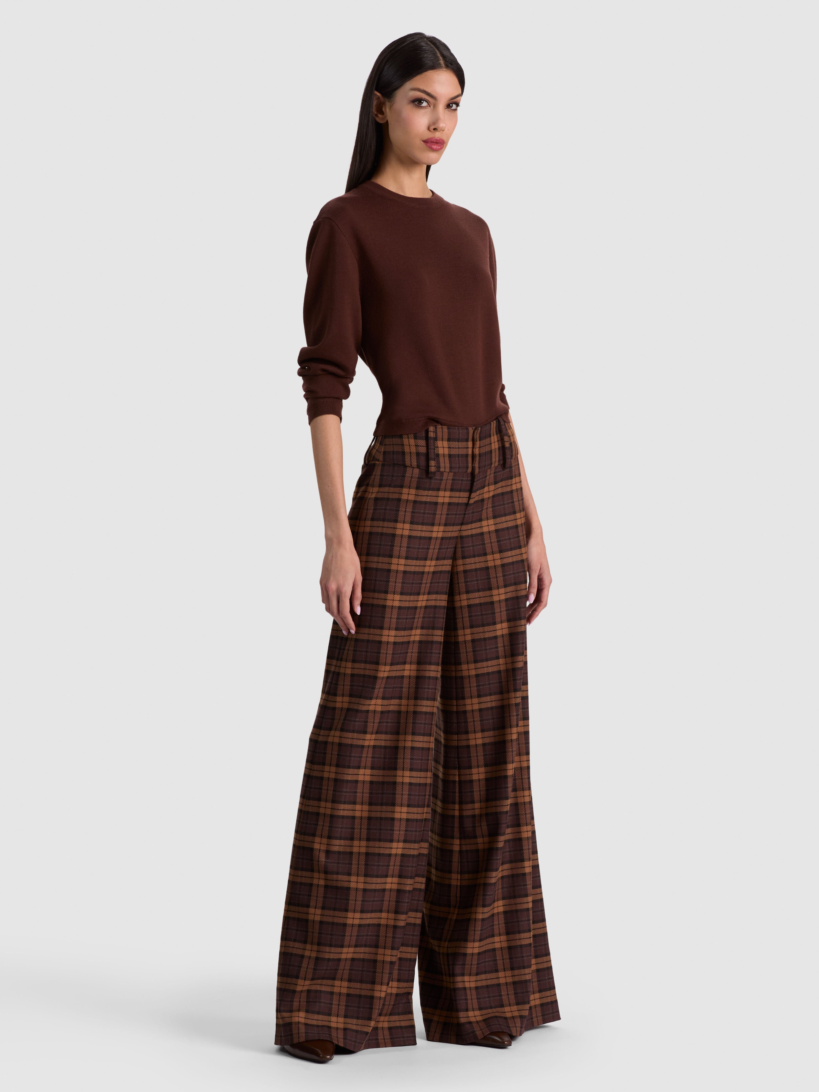 OLIVIA WIDE LEG PANT-ALICE + OLIVIA