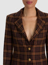 MACEY CROPPED FITTED BLAZER-ALICE + OLIVIA