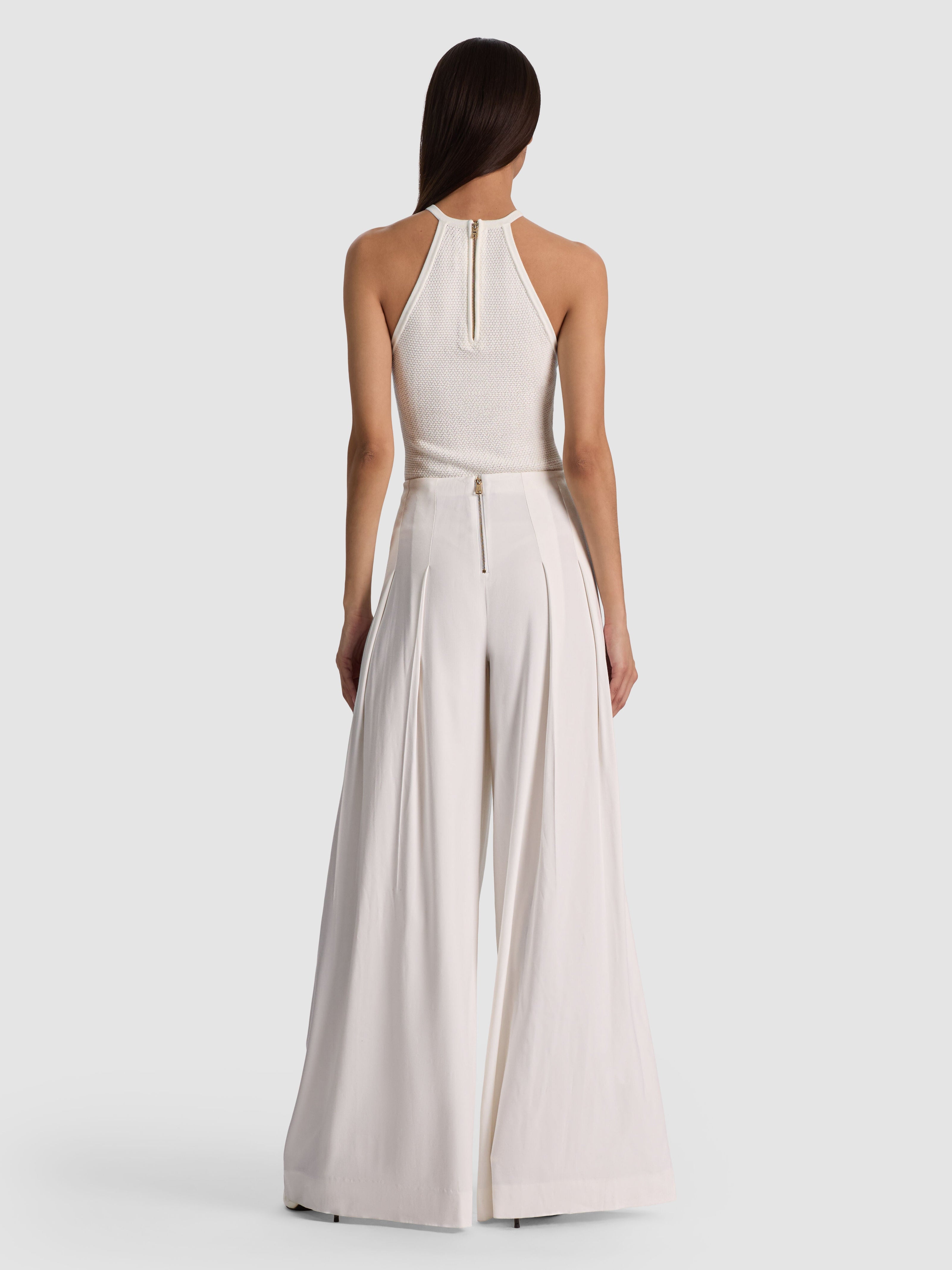 HENRY PLEATED PANT-OFF WHITE-ALICE + OLIVIA