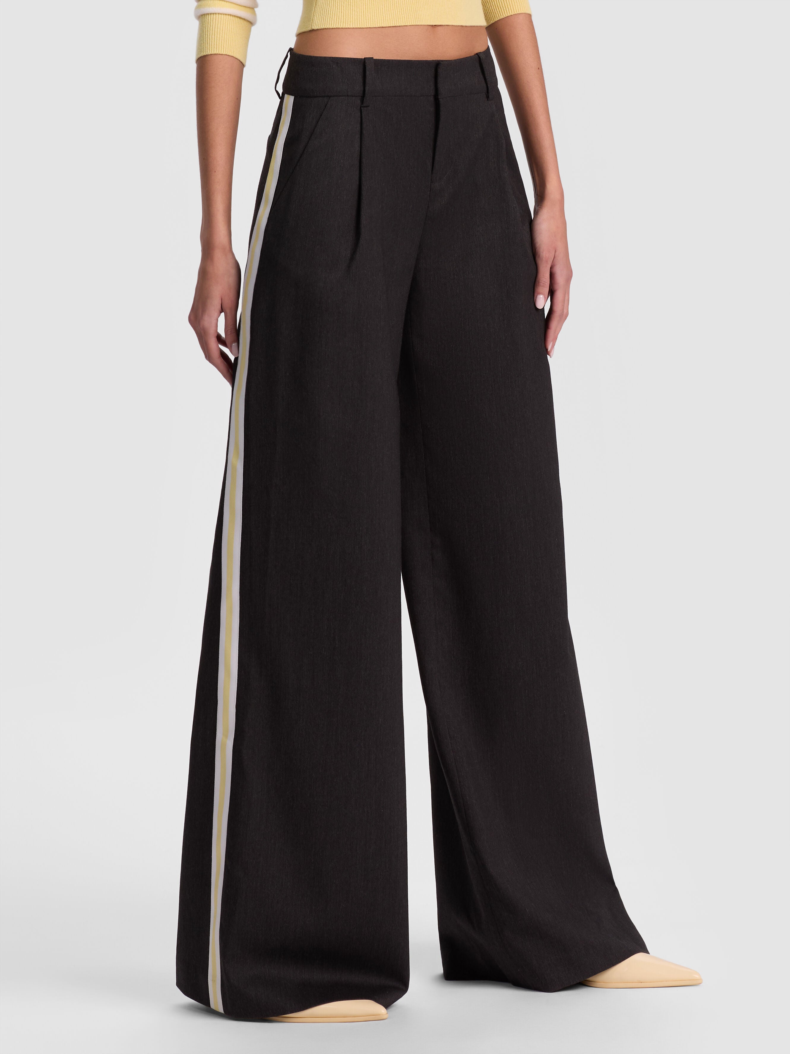ERIC PANT WITH SIDE STRIPE-ALICE + OLIVIA