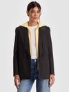JORDAN BLAZER WITH REMOVABLE HOODIE-ALICE + OLIVIA