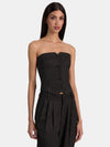 KELCEY STRAPLESS TOP-ALICE + OLIVIA