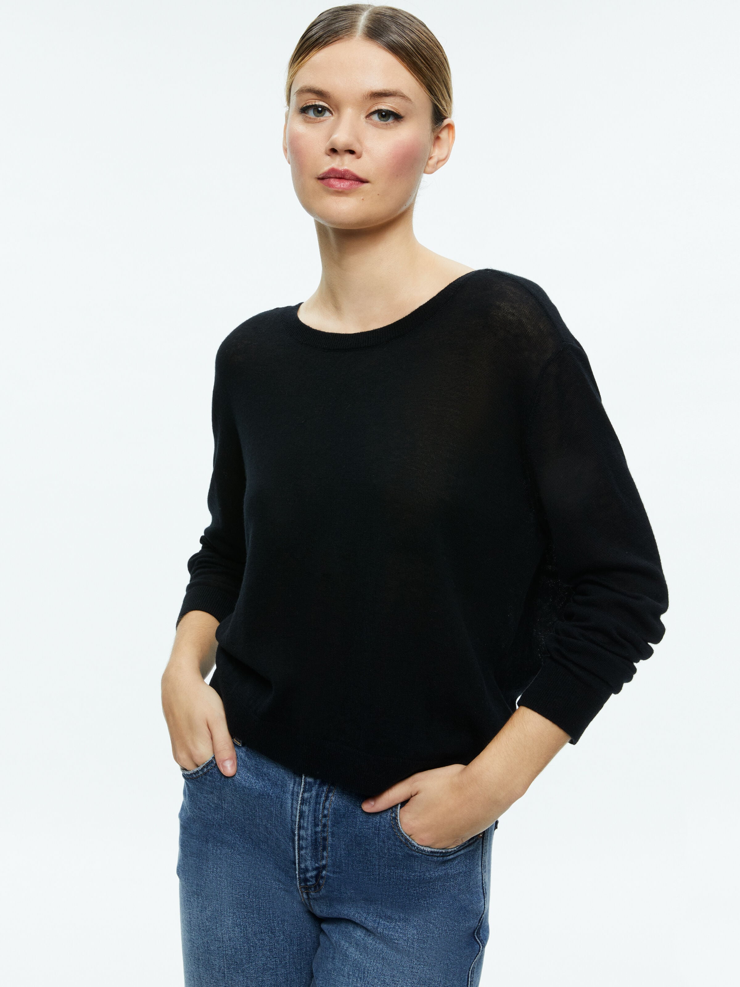 AKERS REVERSIBLE PULLOVER-ALICE + OLIVIA