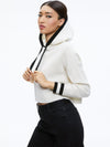 LUMI RIBBED KNIT HOODIE-ALICE + OLIVIA