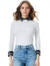 PORLA COLLARED SWEATER-ALICE + OLIVIA