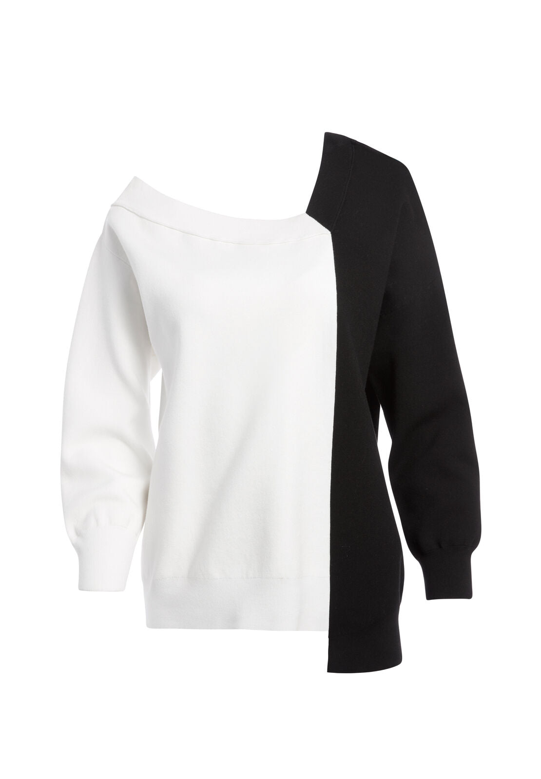 TIFF ASYMMETRICAL V-NECK TUNIC-ALICE + OLIVIA