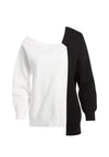 TIFF ASYMMETRICAL V-NECK TUNIC-ALICE + OLIVIA