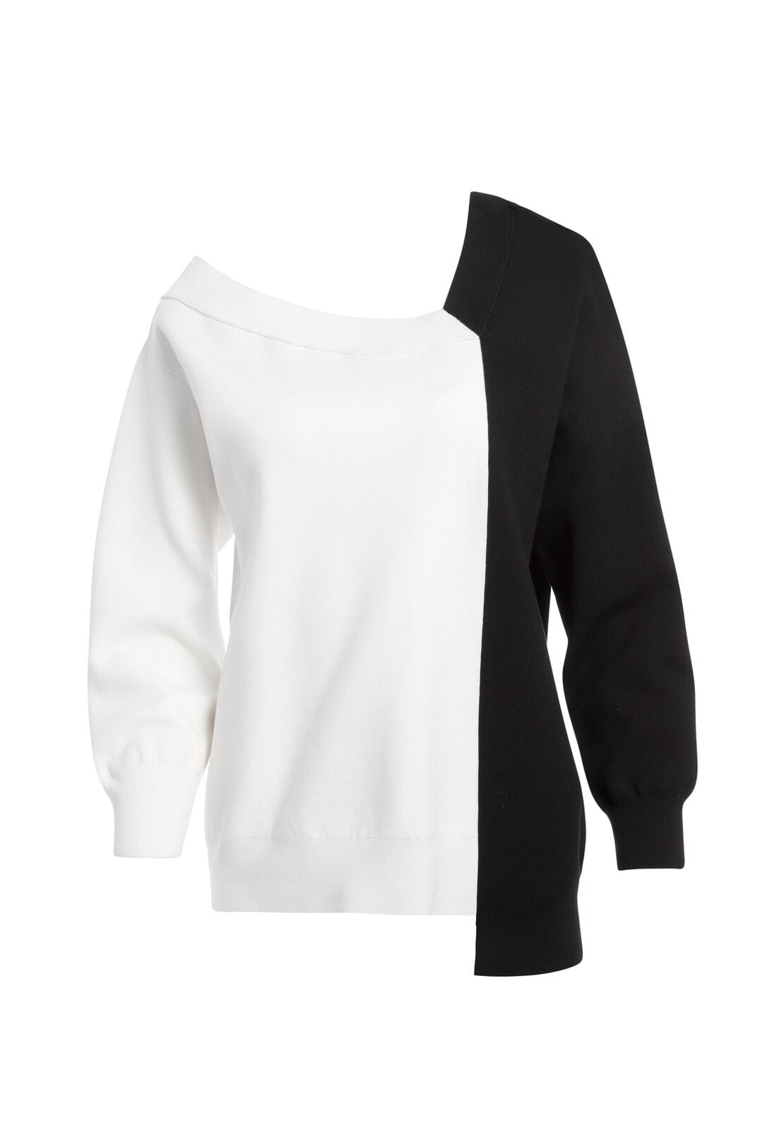 TIFF ASYMMETRICAL V-NECK TUNIC-ALICE + OLIVIA