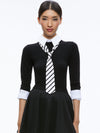 PORLA COLLARED TIE SWEATER-ALICE + OLIVIA