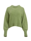 DENVER ROUND HEM SWEATER-ALICE + OLIVIA