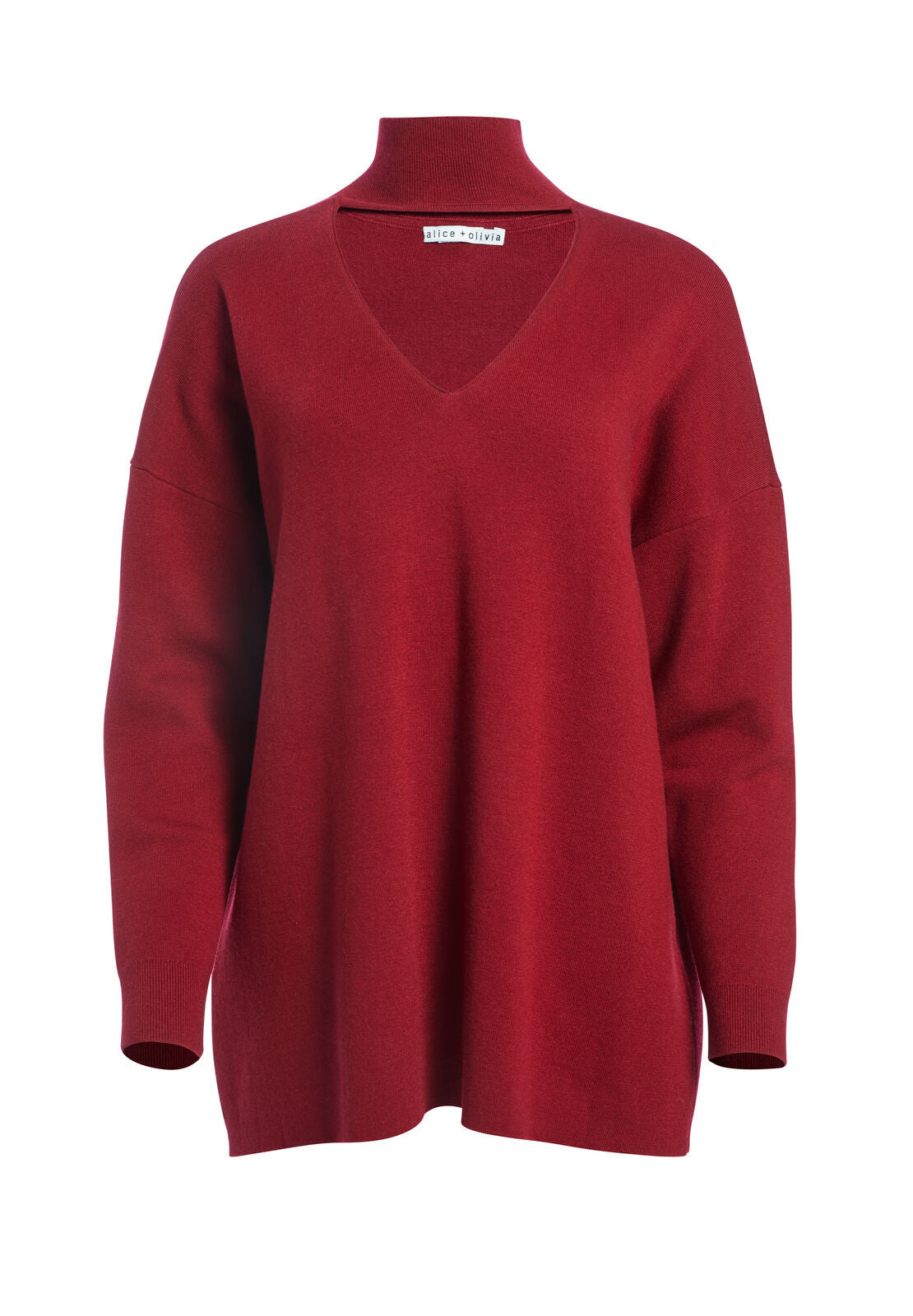ALCOTT V-NECK PULLOVER-Black-ALICE + OLIVIA